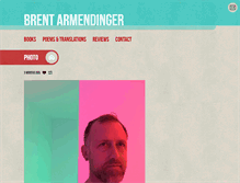 Tablet Screenshot of brentarmendinger.com